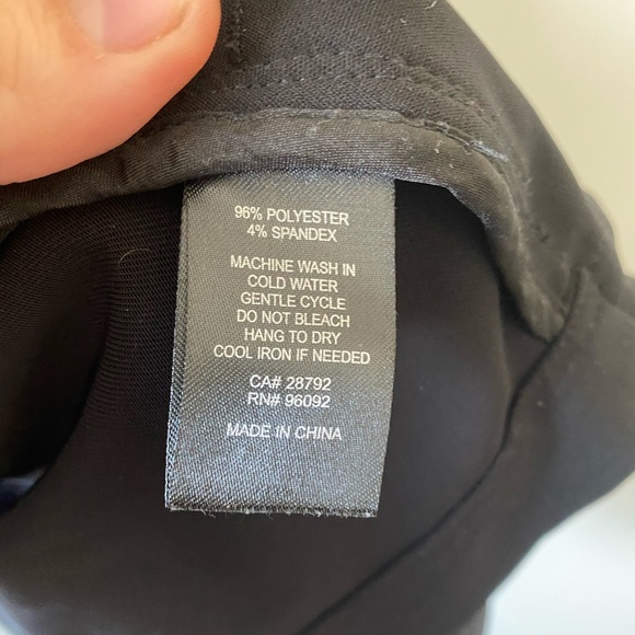 Black Open Front Blazer with Stretch - Picture 7 of 7